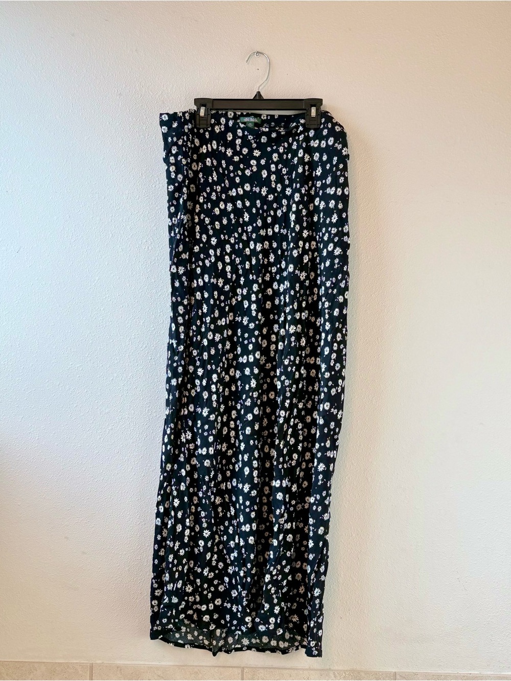 wild fable black and White Floral Maxi Skirt